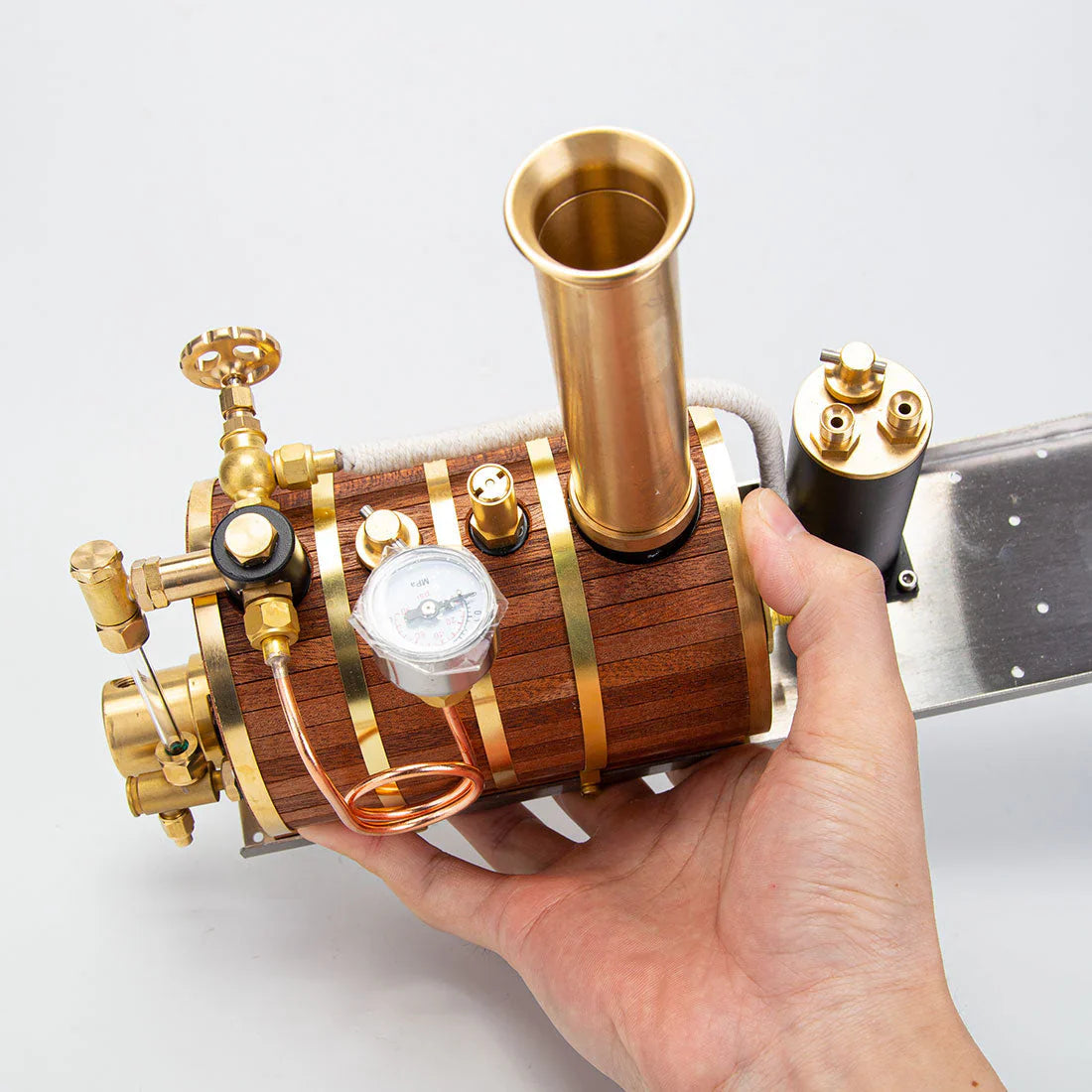 Power Your Steam Projects with the 200ml High-Efficiency Steam Boiler Model Kit