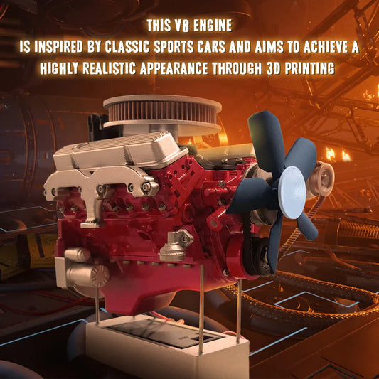 Build Your Dream V8 Engine: The ENJOMOR 1/6 Scale DIY Internal Combustion Model Kit