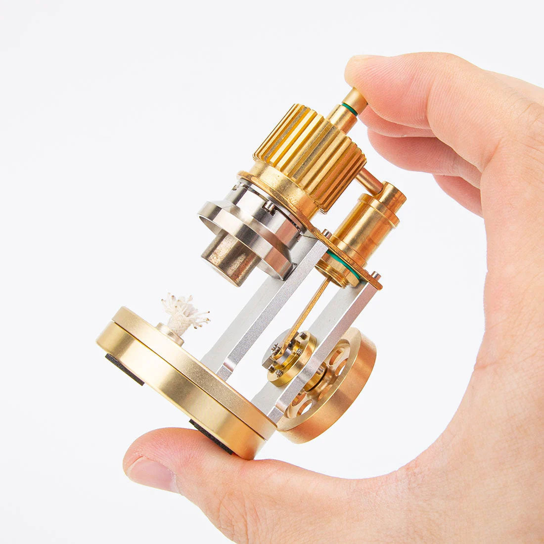 Discover the Mechanics of Heat with the ENJOMOR Miniature Ringbom Stirling Engine Kit