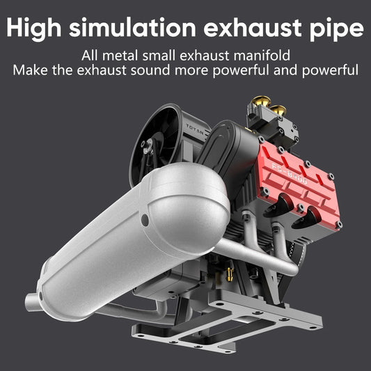 TOYAN FS-B400 14cc Flat-Four Nitro Engine Model | 4-Cylinder RC Racing Powerhouse