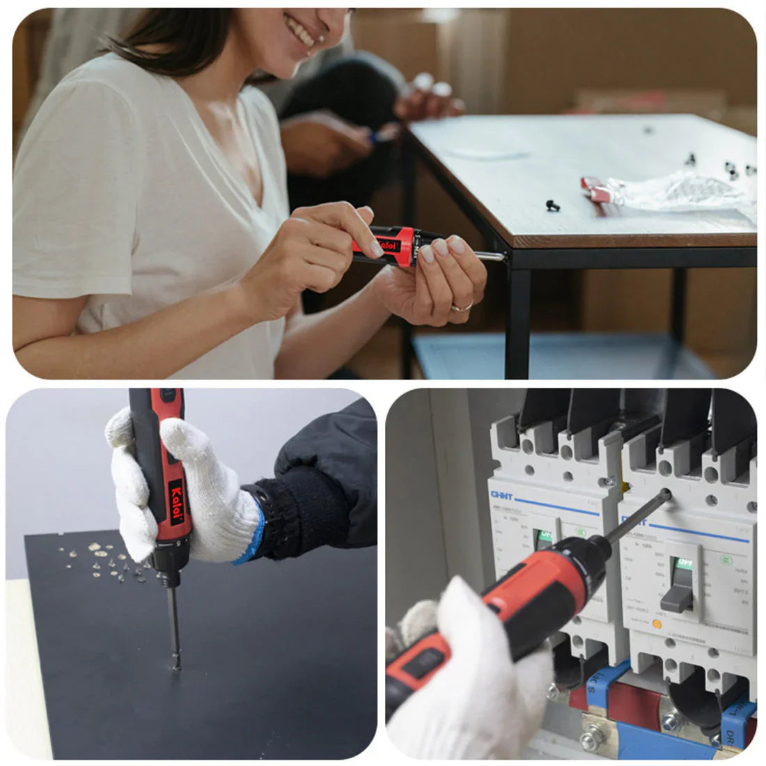 Smart Electric Torque Screwdriver Kit – Precision Tool for Model Building & DIY Projects