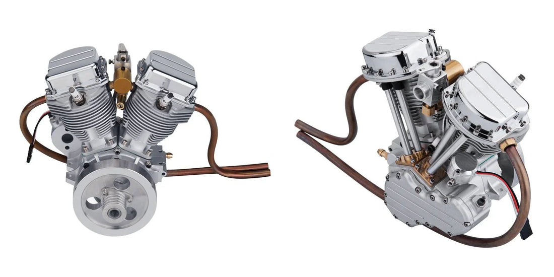 CISON FG-VT9 Functional V-Twin Engine Model | Collectible Motorcycle Tech