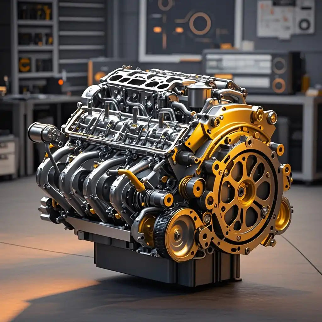Interactive V8 Engine Assembly Kit - Create Your Own Functional V8 Engine Model