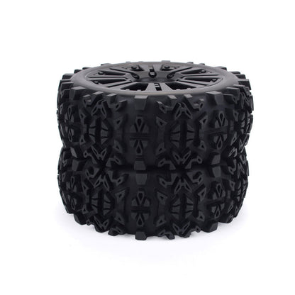 4Pcs High-Performance 1/8 Off-Road Deep Gear Tires for RC Vehicles - Compatible with Redcat, Losi, HPI, Kyosho, and More Accessories Diyengmod