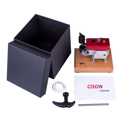 CISON 3.5cc Mini Evaporative Cooled 4-Stroke Gasoline Engine Model with High Simulation and Adjustable Speed Engine Models Diyengmod