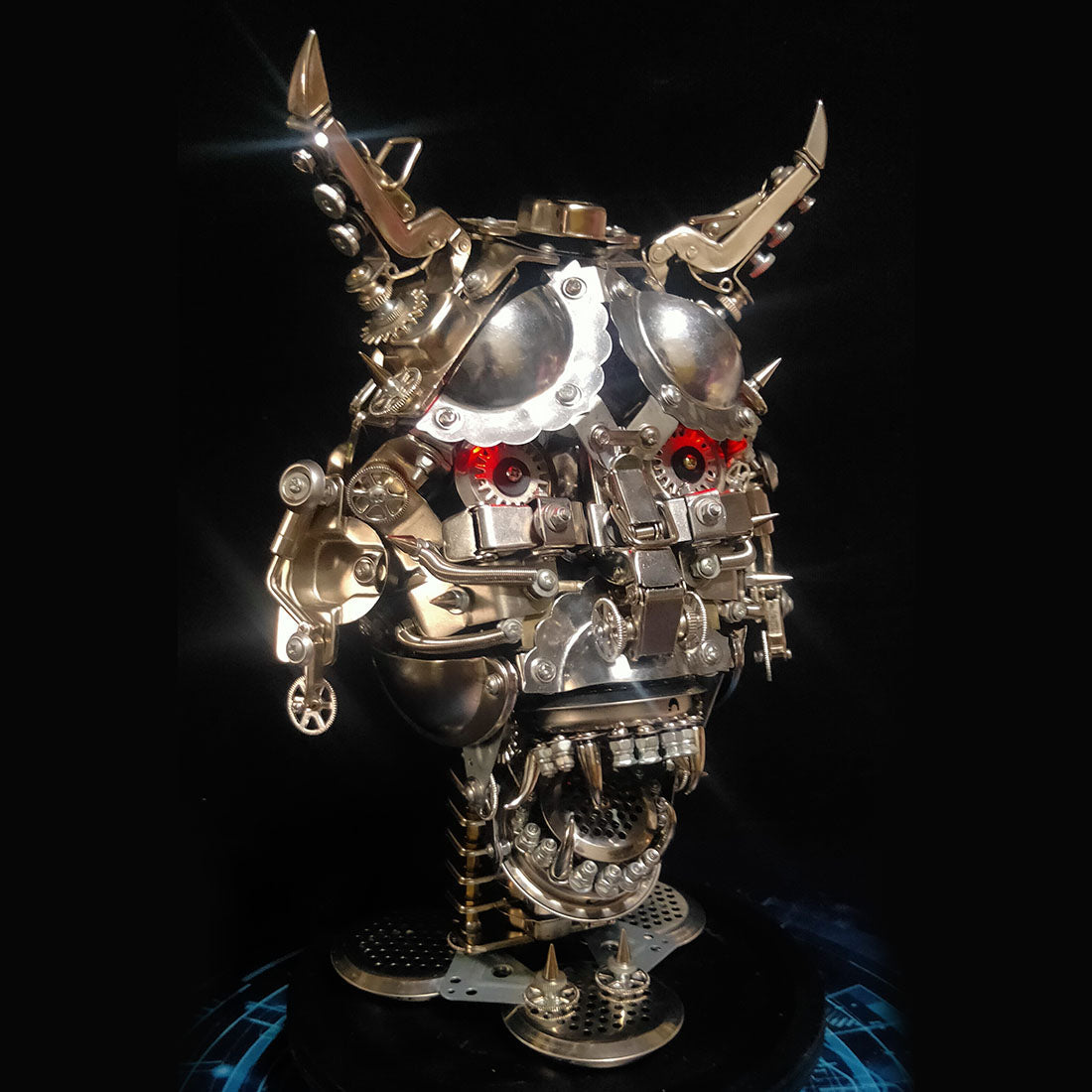 Hannya 3D Mechanical Punk Metal Ghast Mask Assembly Kit 3D Puzzle Model Kit Diyengmod