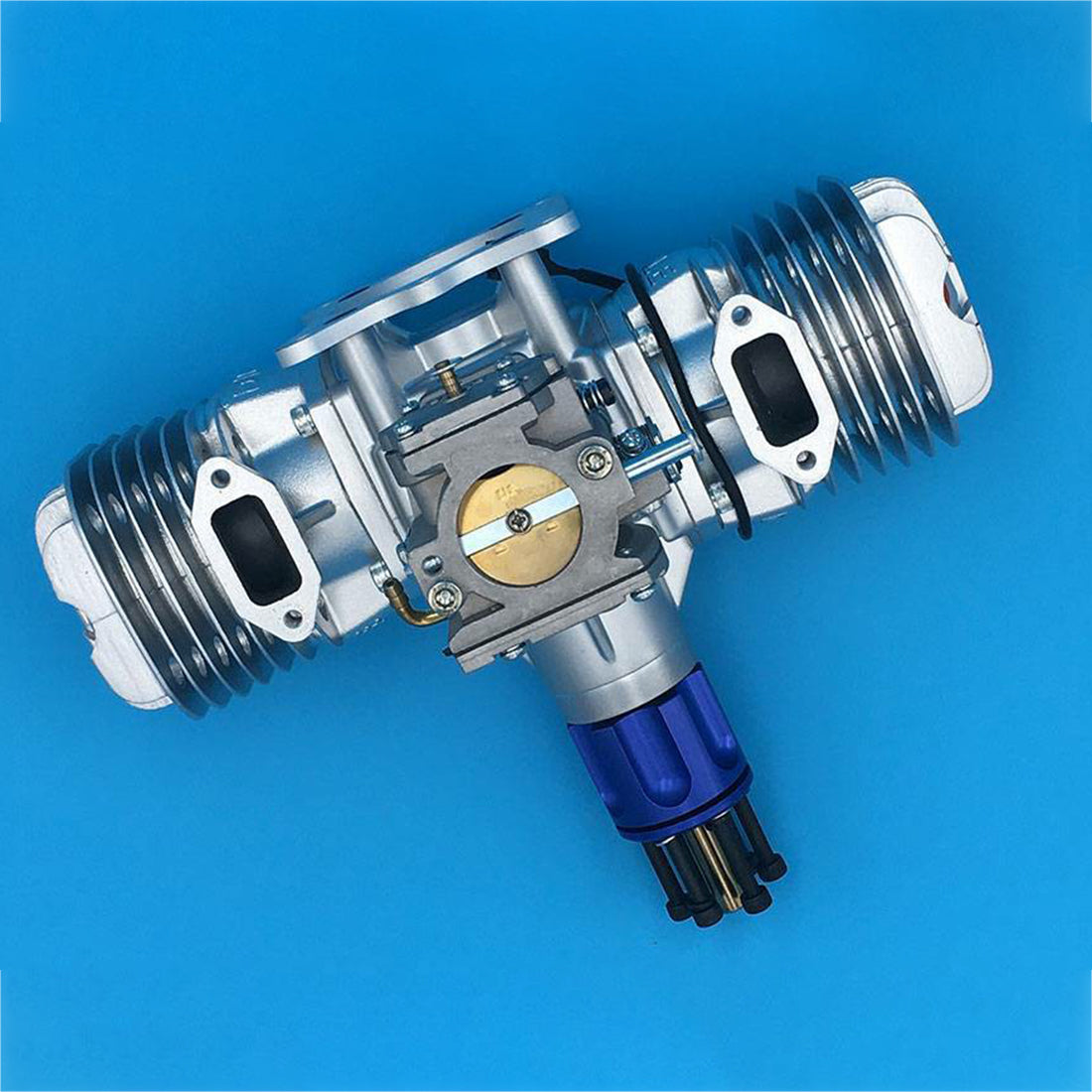 DLE130 130CC Twin-Cylinder 2-Stroke Air-Cooled Gasoline Engine for RC Aircraft RC Airplane Diyengmod