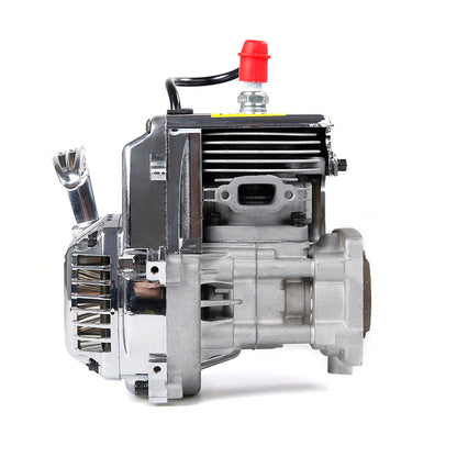 32cc BAJA Chrome Two-Stroke Engine for 1/5 RC Gasoline Model Cars - Easy Start Design RC Engine Diyengmod