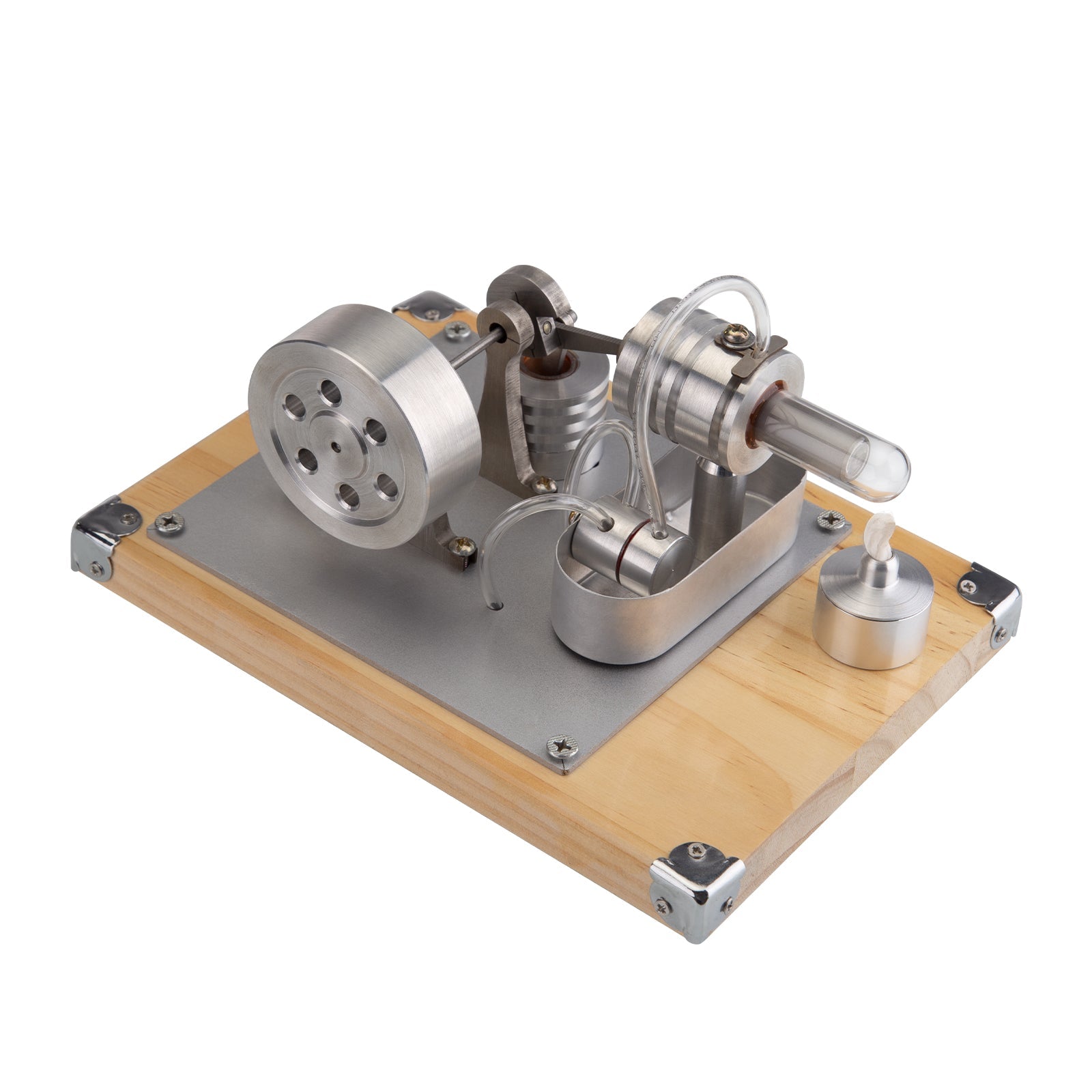 Single-Cylinder Right Angle Stirling Engine Model for Educational Gift Collection Single Cylinder Stirling Engine Diyengmod