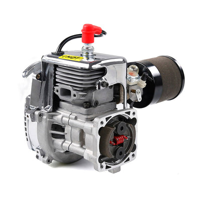 32cc BAJA Chrome Two-Stroke Engine for 1/5 RC Gasoline Model Cars - Easy Start Design RC Engine Diyengmod