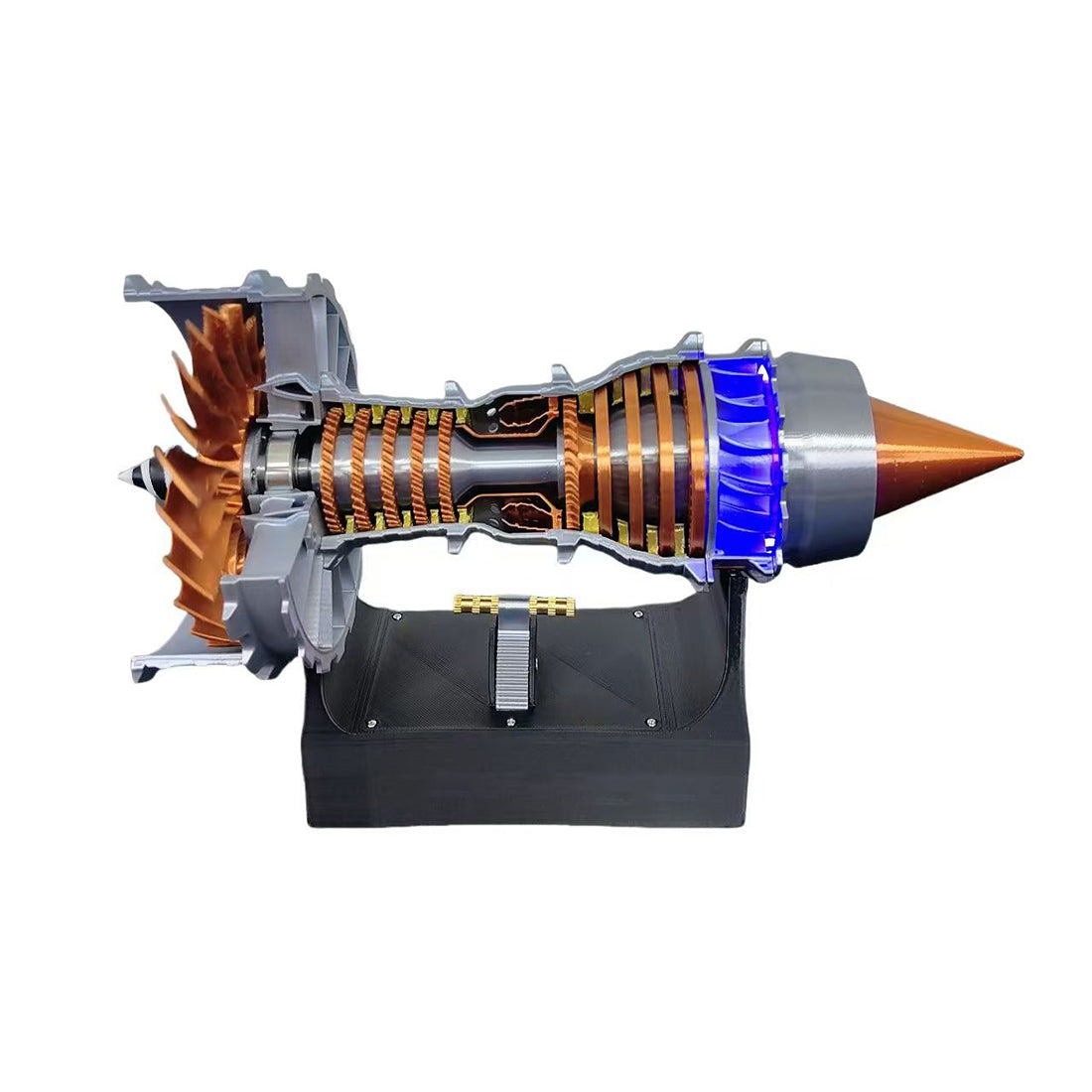 SKYMECHMAN TR900 LED-Illuminated Functional Turbofan Engine Model Kit Aero Engine Diyengmod