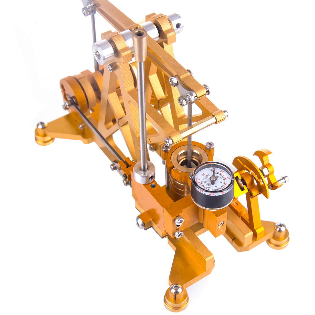 Watt Steam Engine Reactor Model with Boiler Generator - Educational Desktop Steam Pump Toy Steam Engine Diyengmod