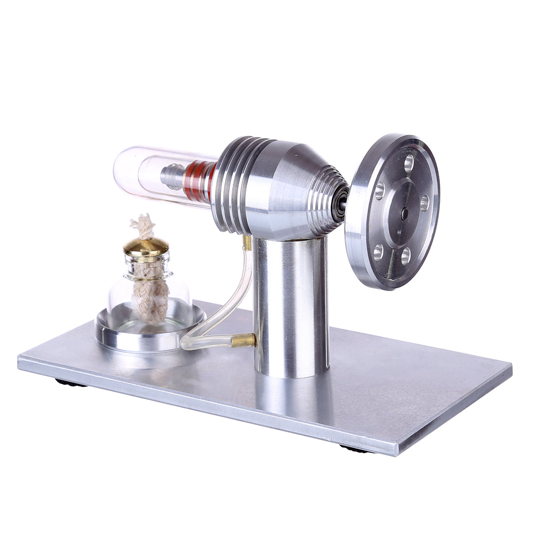 External Combustion Metal Stirling Engine Model for Physics Experiments - DIY Educational Kit Stirling Engine Diyengmod