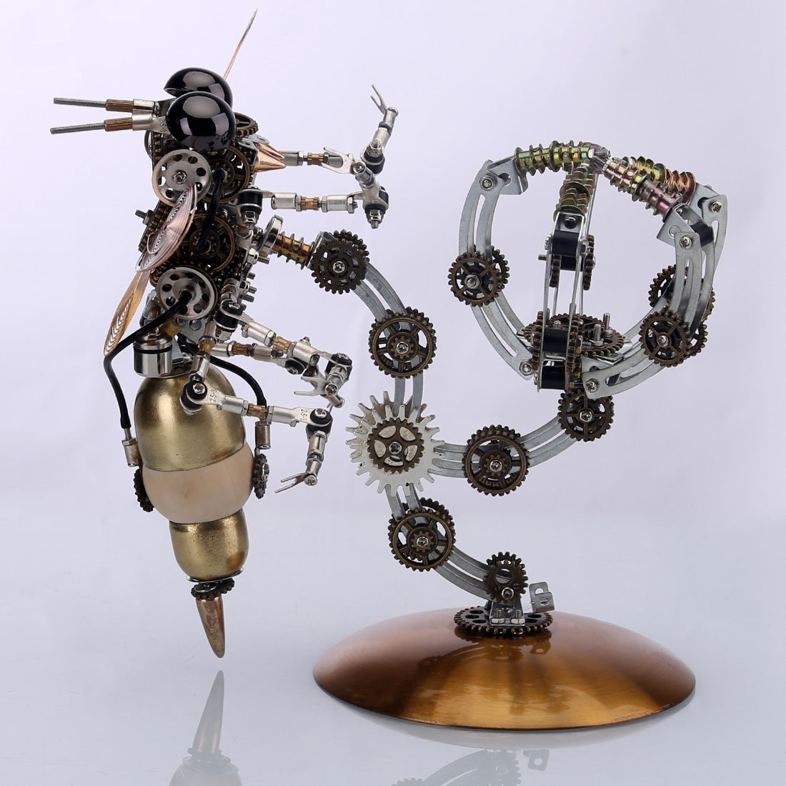 Mechanical Wasp Steampunk Building Kit - 627PCS Metal DIY Model 3D Puzzle Model Kit Diyengmod