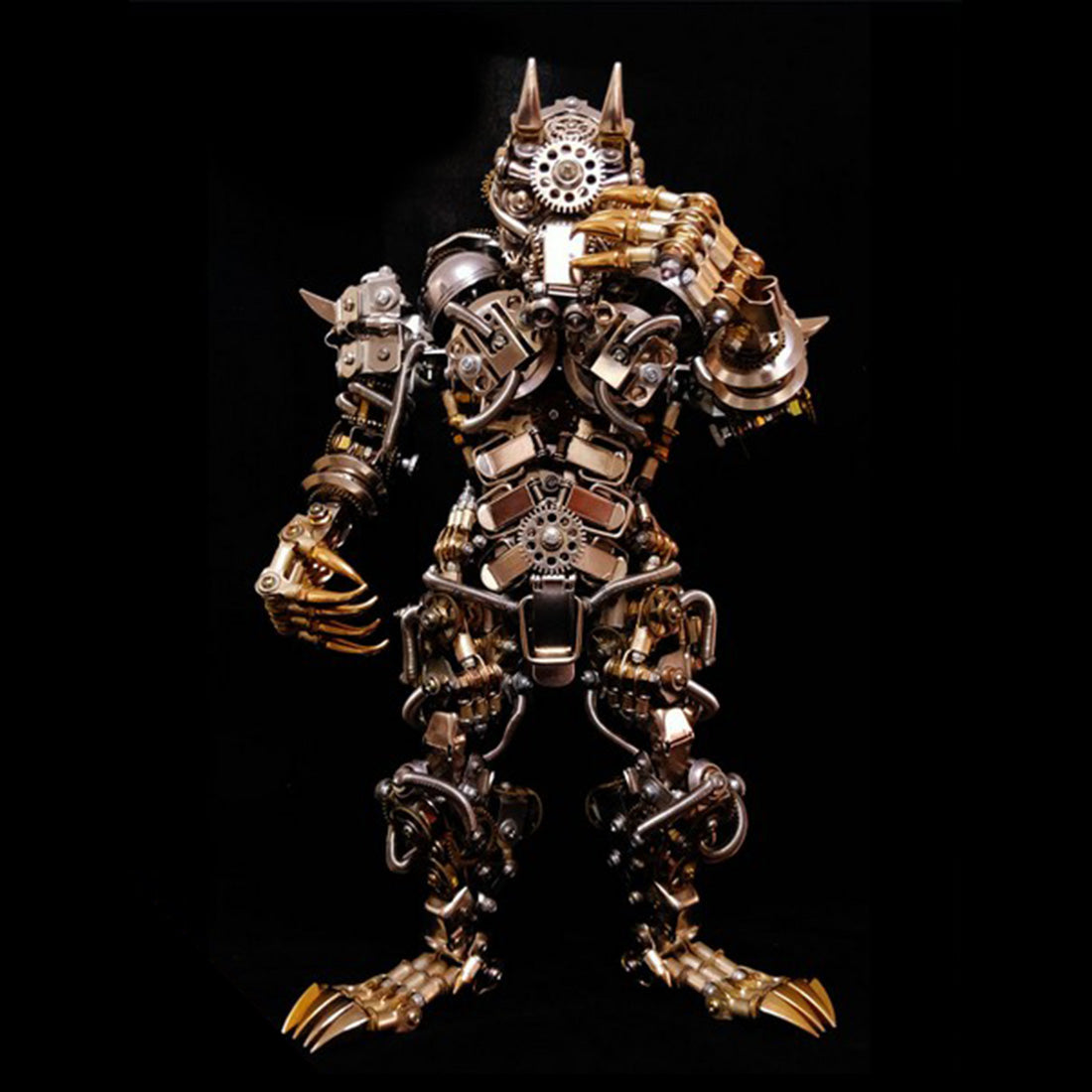 Hyperrealistic 3D Metal Werewolf Assembly Kit - 2000+ Piece DIY Model Set 3D Puzzle Model Kit Diyengmod