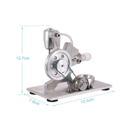 Single Cylinder Squirrel Design Stirling Engine with LED Generator and Alcohol Lamp Stirling Engine with LED Diyengmod