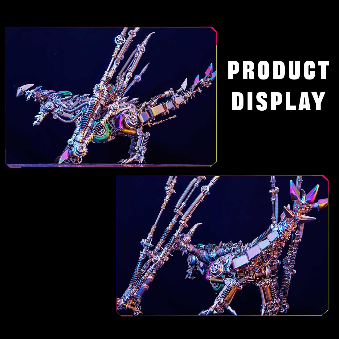 DIY 3D Metal Dragon Model Kit - 1390+PCS Assembly Set for Art and Engineering Enthusiasts 3D Puzzle Model Kit Diyengmod