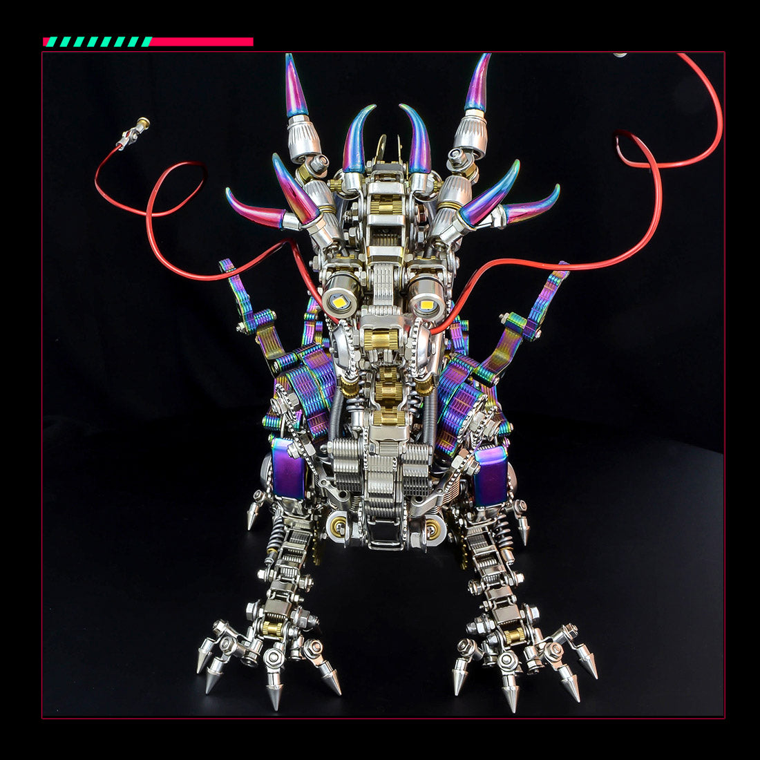 Cyberpunk 3D Metal Dragon Model Kit - DIY Assembly Art Craft for All Ages (2030+ PCS) 3D Puzzle Model Kit Diyengmod