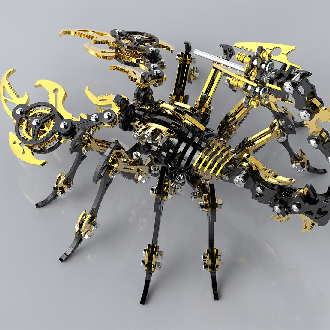 Mechanical Punk Scorpion 3D Metal Puzzle Assembly Kit - Creative DIY Ornament 3D Puzzle Model Kit Diyengmod