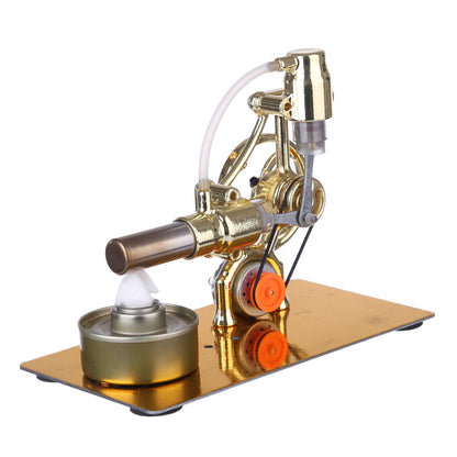 Single Cylinder Balance Stirling Engine Science Experiment Kit - DIY Educational Model Single Cylinder Stirling Engine Diyengmod