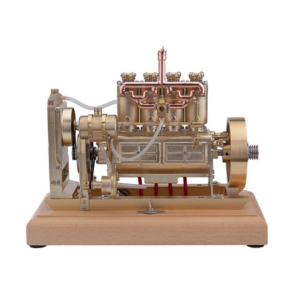 Holt H75 Vintage 12cc 4-Cylinder OHV Gas Tractor Engine with Water Cooling System and Mechanical Speed Limiter Engine Models Diyengmod