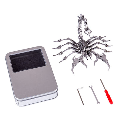 Metal Scorpion 3D Jigsaw Puzzle Kit - DIY Detachable Model Game DIY Engine Diyengmod