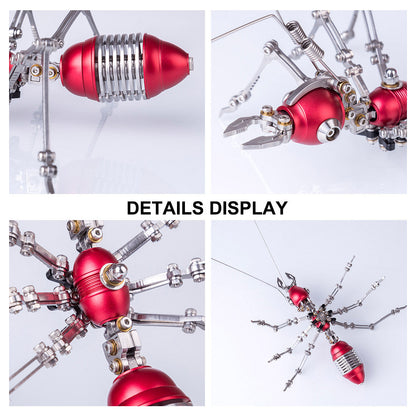 DIY 3D Metal Ant Model Assembly Kit - 100 Piece Jigsaw Puzzle 3D Puzzle Model Kit Diyengmod