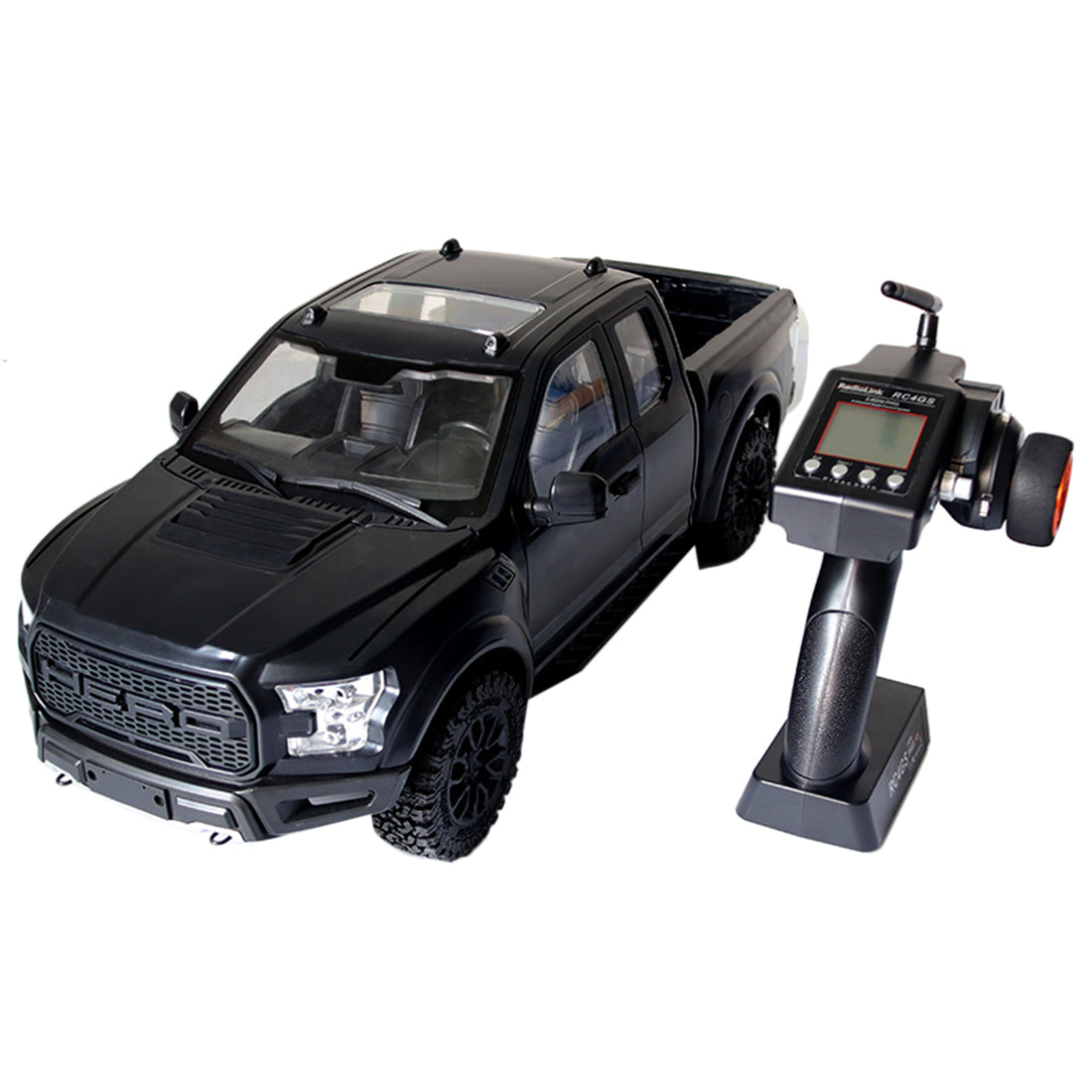 JDMODEL JDM-150 1/10 Scale 4WD RC Electric Pickup Truck - RTR Mini Car for Collectors RC Car Diyengmod Black