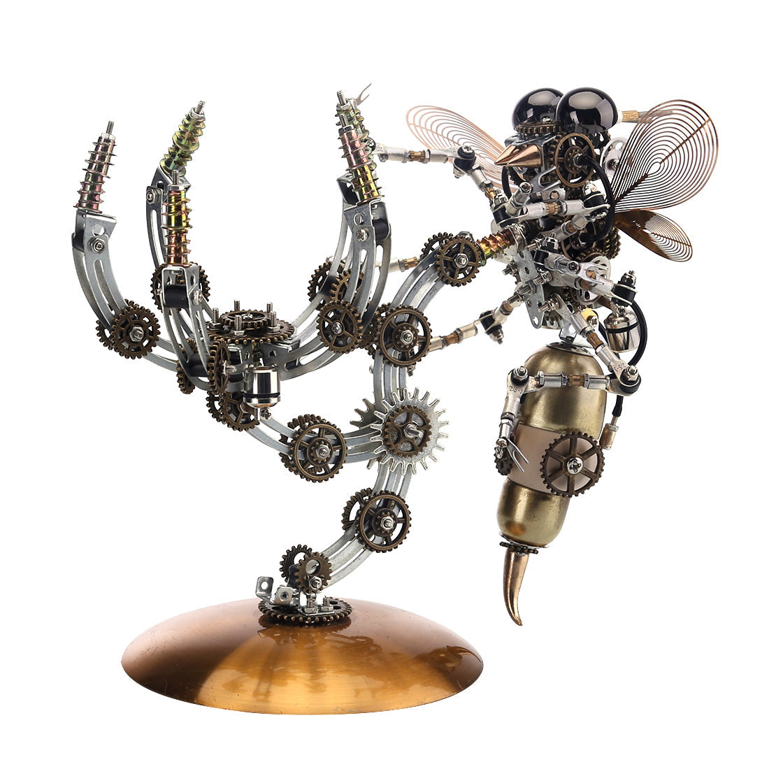 Mechanical Wasp Steampunk Building Kit - 627PCS Metal DIY Model 3D Puzzle Model Kit Diyengmod