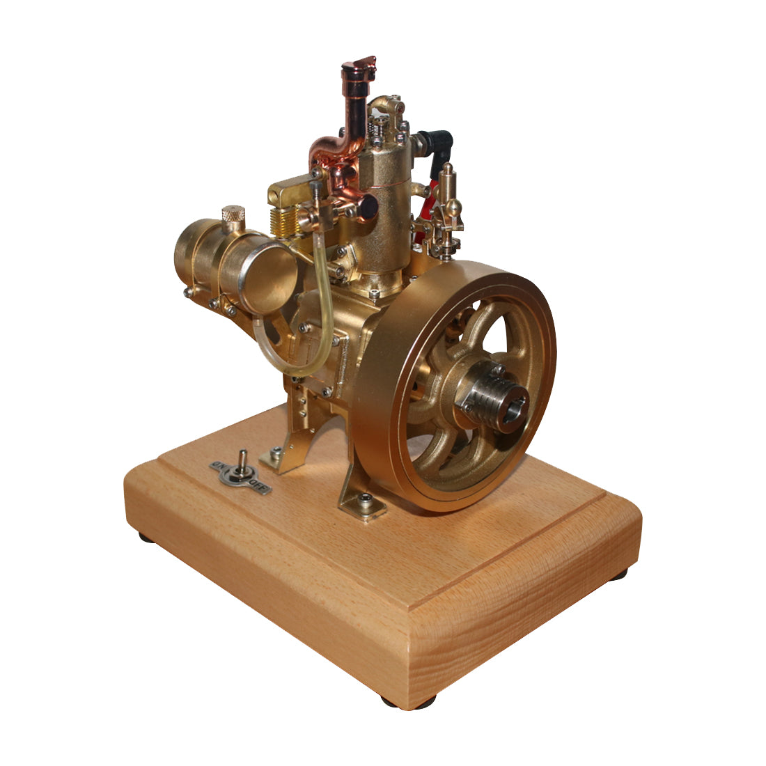 H73 2.6cc Vertical Single Cylinder 4-Stroke OHV Gas Engine Model with Governor - Mini Water-Cooled Internal Combustion Engine Engine Models Diyengmod