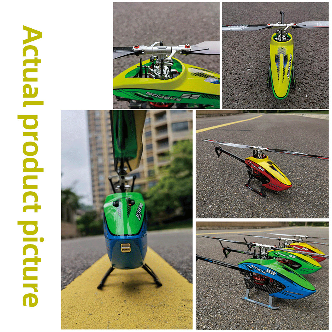 GOOSKY S2 6CH 3D Aerobatic RC Helicopter - Dual Brushless Motor Ready-to-Fly Model RC Airplane Diyengmod