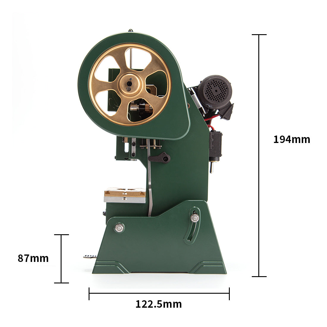 Electric Functional Punch Press Model - RETROL Simulated Metal for Collectors and DIY Enthusiasts Engine Model Diyengmod