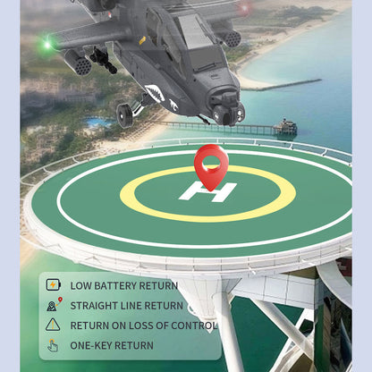 YU XIANG F11-S AH64 1/32 Scale Remote Control Apache Helicopter with GPS and 3D Stunt Capabilities RC Airplanes Diyengmod