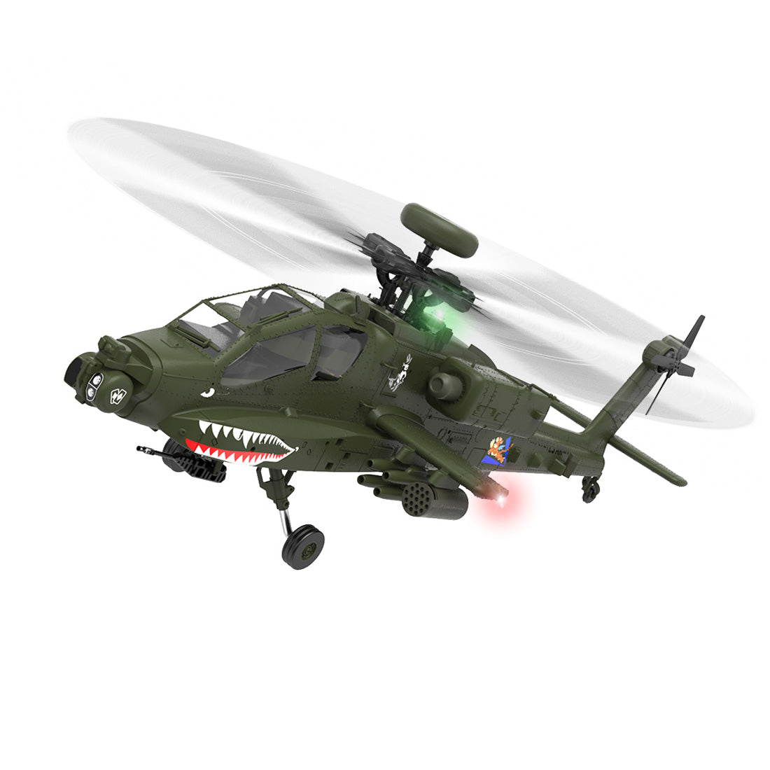 YU XIANG F11 AH-64 1/32 Scale 2.4G 6CH Ready-to-Fly Helicopter Model - DIY Eng Mod helicopter Diyengmod