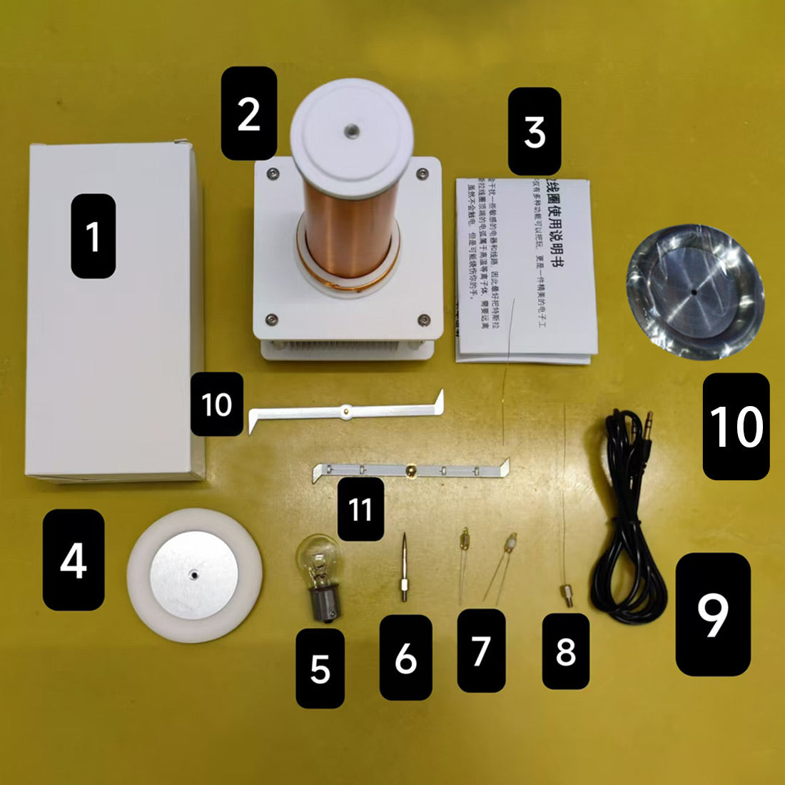 Plasma Sound Wave Tesla Coil Educational Experiment Kit Engine Models Diyengmod