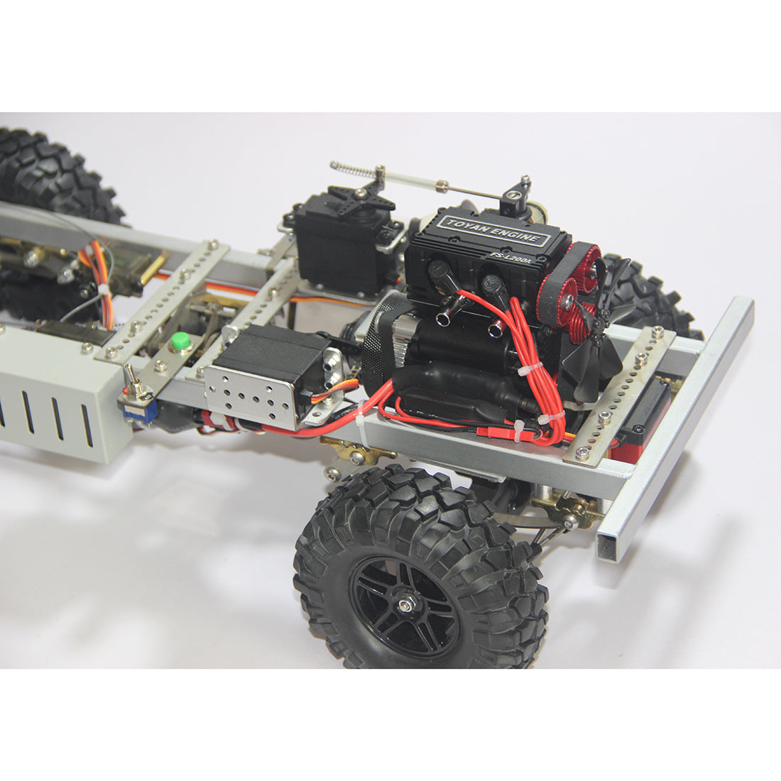 1/10 Scale 4WD Nitro-Powered Off-Road RC Car - Ultimate Ready-to-Run Adventure Vehicle Toyan Engine Diyengmod