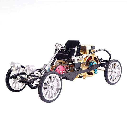 Single Cylinder Car Engine Model Kit - Electric Assembly Toy for Adults DIY Engine Diyengmod NEW (KIT VERSION)