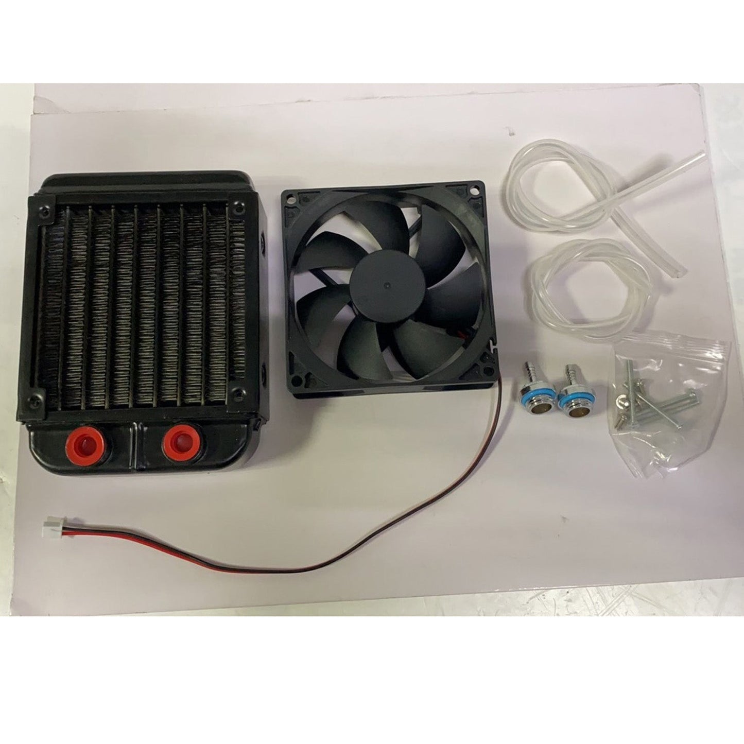 High-Efficiency Water Cooling Fan Kit for Inline 4-Stroke Gas Engines Engine Models Diyengmod