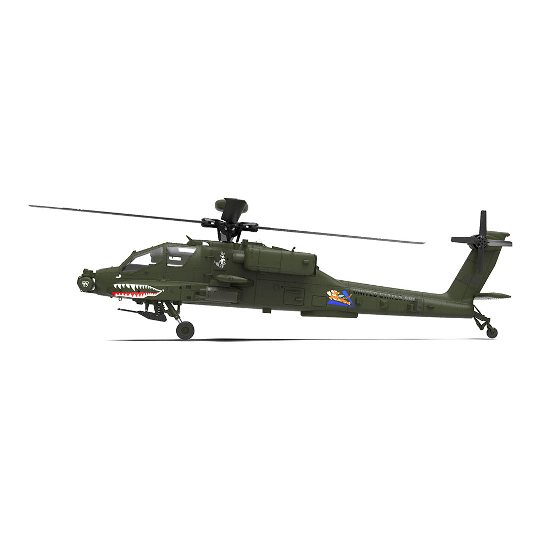 YU XIANG F11 AH-64 1/32 Scale 2.4G 6CH Ready-to-Fly Helicopter Model - DIY Eng Mod helicopter Diyengmod