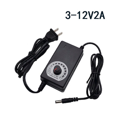 Adjustable 3-12V 2A Power Supply Adapter for Mini Electric Drills and Grinding Tools - DIYEngMod Accessories Diyengmod