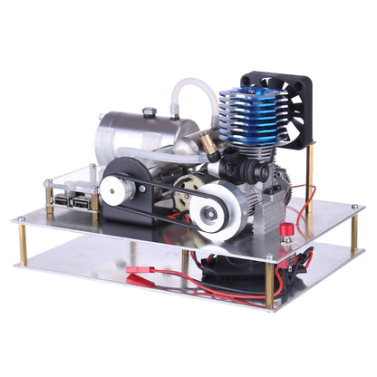 12V VX 18 Methanol Engine Generator Set - Single Cylinder 2 Stroke with One-Key Electric Start Engine Models Diyengmod