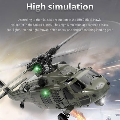 YU XIANG YXZNRC F09-V 1/47 Scale 2.4G 6CH Brushless Flybarless RC Helicopter with 3D Stunt Capabilities RC Airplanes Diyengmod