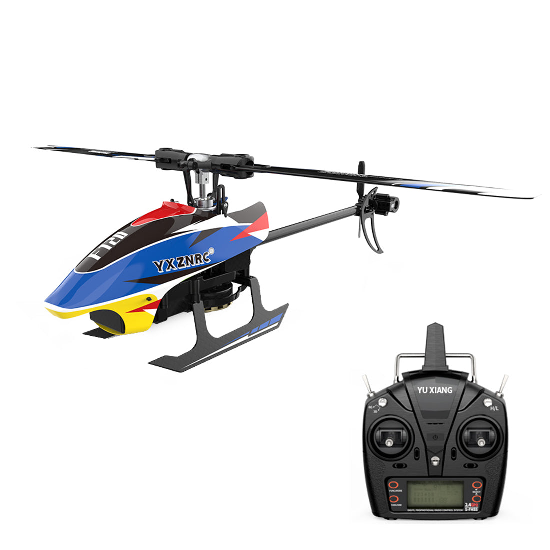 YU XIANG F120 2.4G 6CH Brushless RC Helicopter Model - RTF Edition with Right Hand Throttle RC Airplane Diyengmod