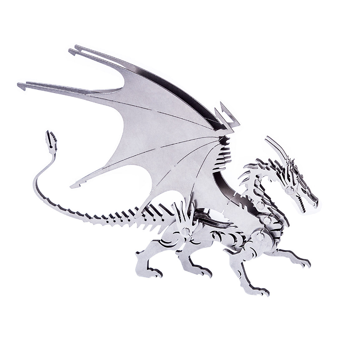 Metal Dragon 3D Puzzle DIY Kit - Creative Assembly Model for Teens and Adults 3D Puzzle Model Kit Diyengmod