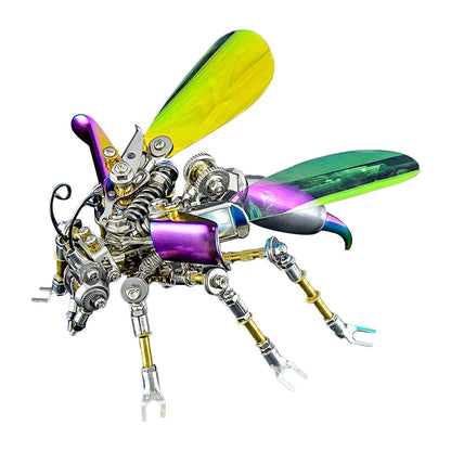 3D Metal DIY Mechanical Wasp Model Kit - 180PCS Assembly Toy by DIYEngMod 3D Puzzle Model Kit Diyengmod