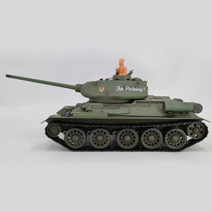 1/16 Scale T34/85 RC Battle Tank - Upgraded 2.4G Remote Control Model (Army Green) - DIYEngMod RC Tank Diyengmod