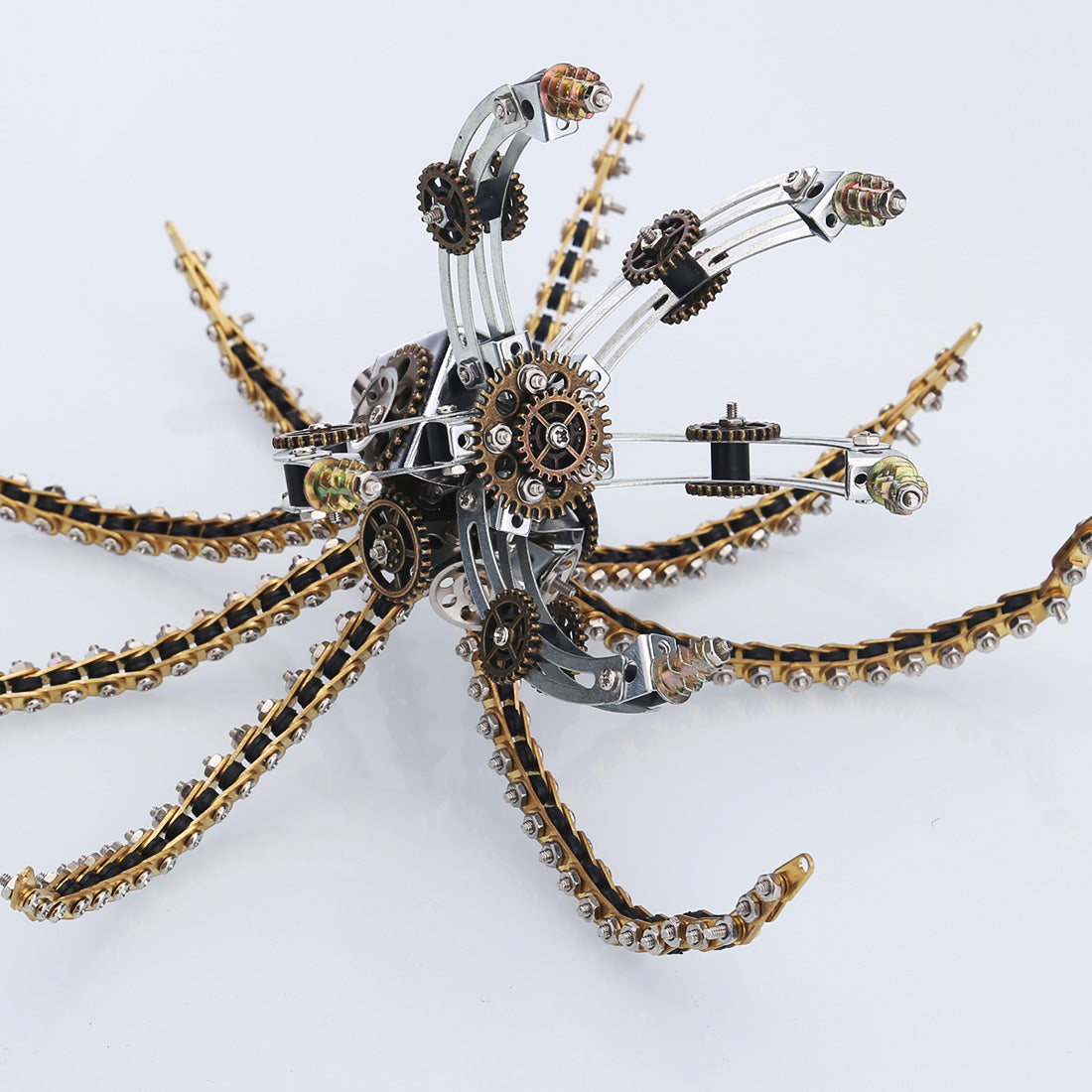 Steampunk Mechanical Octopus 3D Metal Puzzle Model Kit - 1060PCS DIY Home Decor Gift 3D Puzzle Model Kit Diyengmod