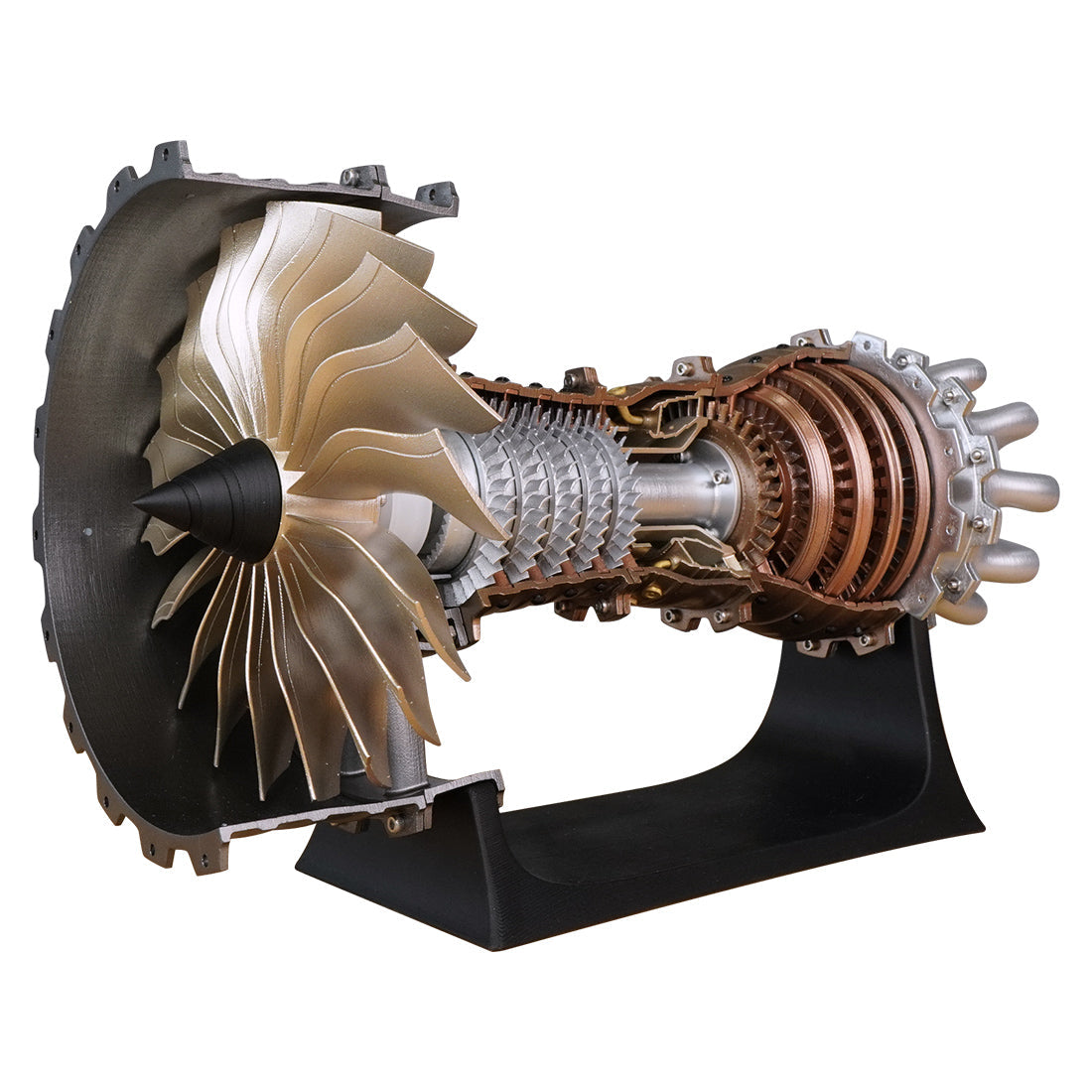 SKYMECH Trent 900 Jet Engine Model Kit - DIY Turbofan Engine Assembly - 1:20 Scale Mechanical Science STEM Educational Toy Engine Models Diyengmod