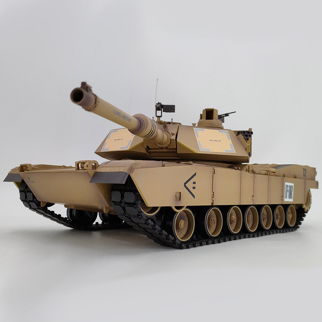 1/16 Scale M1A2 RC Military Battle Tank (Yellow Ochre) - Enhanced 2.4G Remote Control Model by DIYEngMod RC Tank Diyengmod