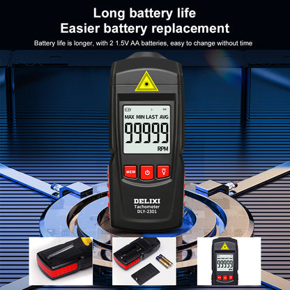 Non-Contact High Precision Laser Tachometer Measuring Device - DIYEngMod Accessories Diyengmod